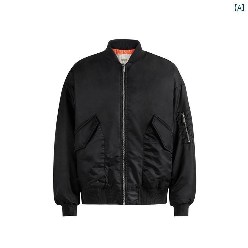 　アウター　メンズ　ジャケット　パーカ CHINISM チチェン MA 1 パイロット ジャケット メンズ 春秋 2..