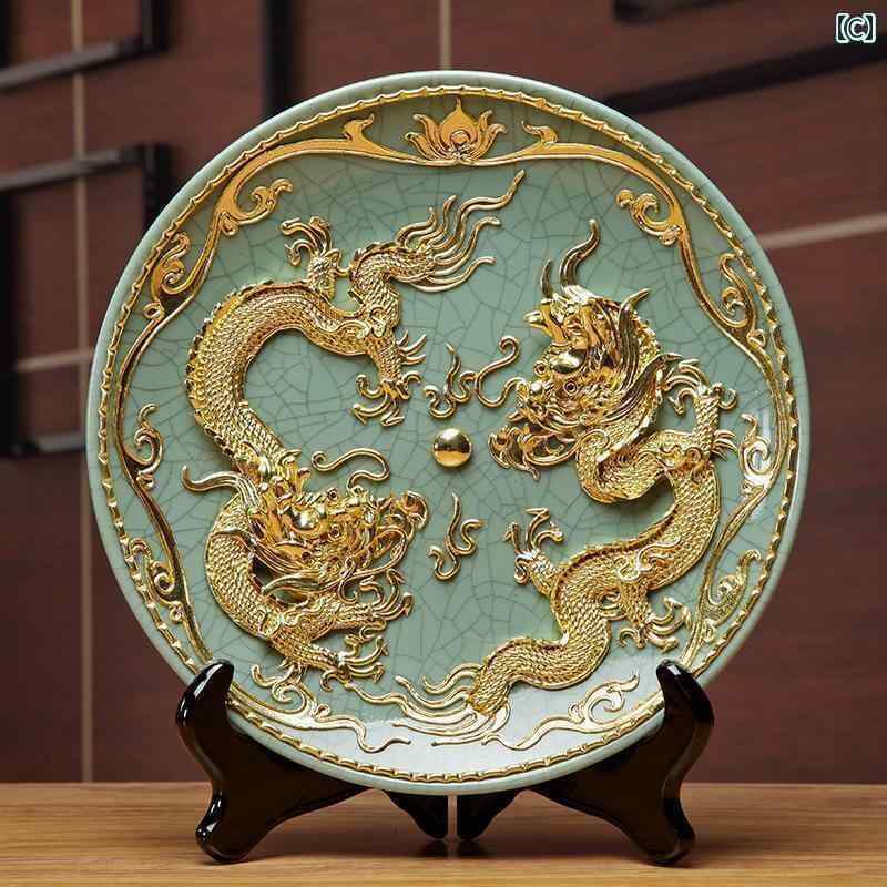 楽天市場】龍と鳳凰 円盤の通販