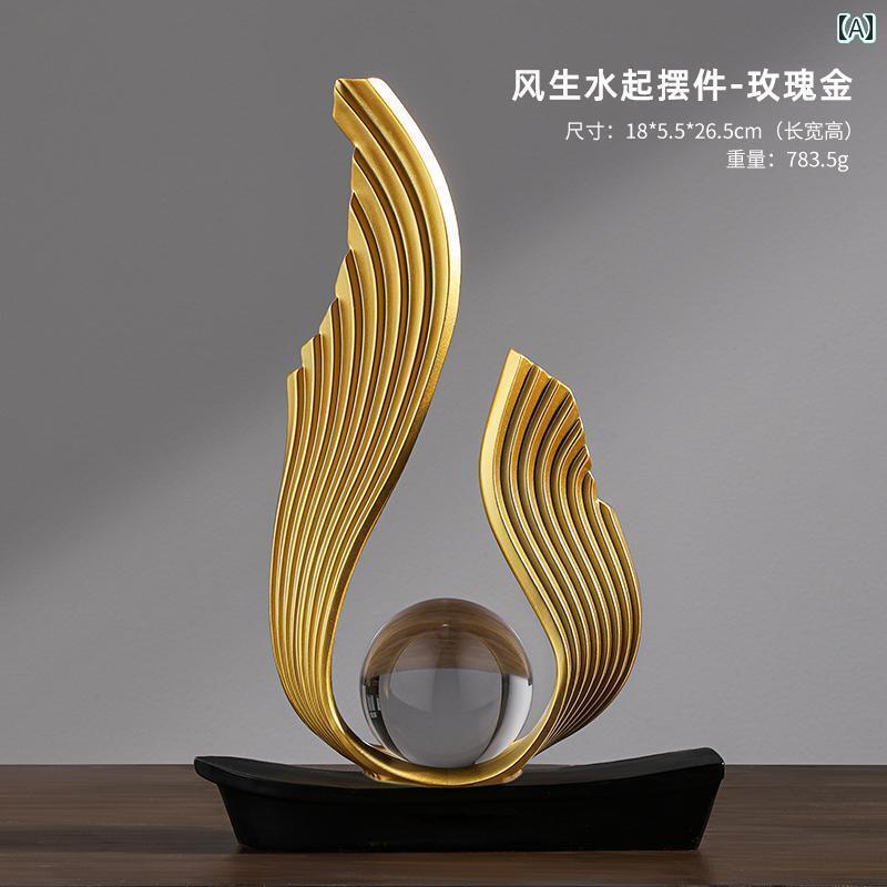 　ホビー　雑貨　装飾品 風 水 器の 装飾品 高級 ワイン キャビネットの リビング ルーム 繁栄 した 家庭の テレビキャビネット 軽い ハイエンド アートワーク