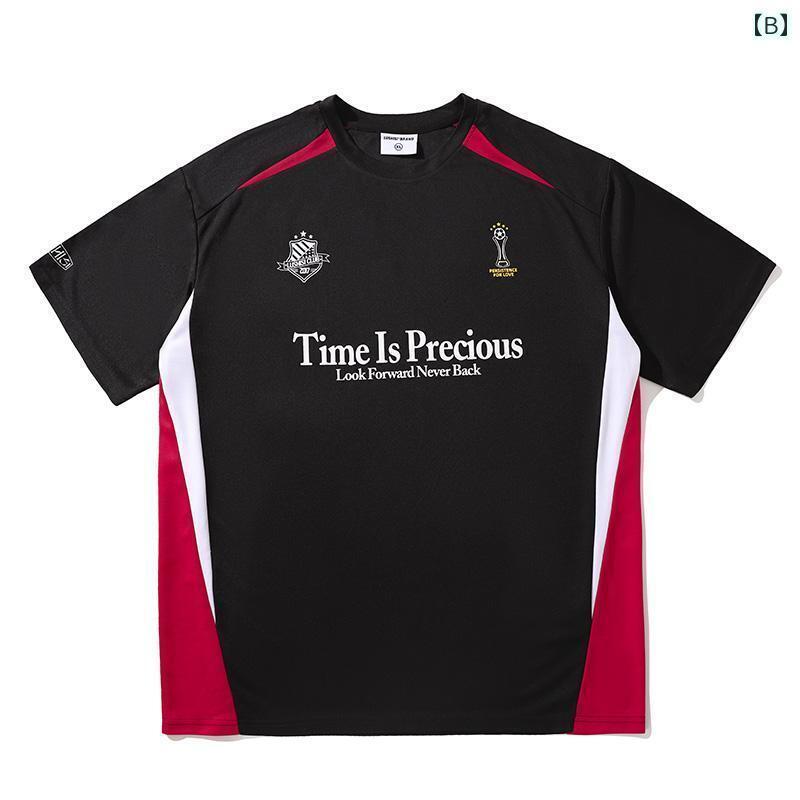 Tシャツ メンズ おしゃれ Tシャツ メンズ おしゃれ LUSHISI 速乾と 吸 湿性 時間は 貴重と いう テーマ..