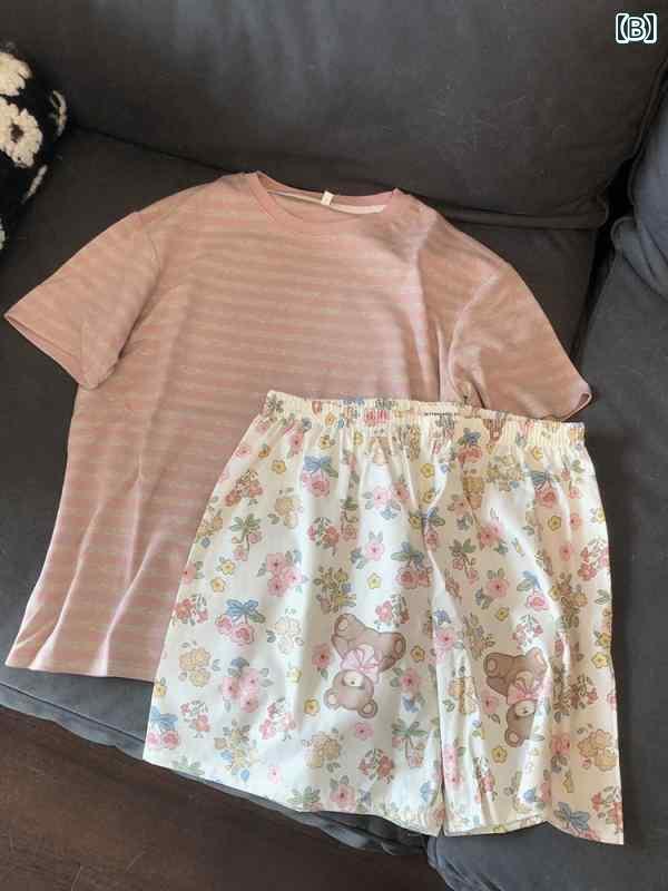 　パジャマ　レディース　上下 GP パジャマ レディース 夏 チェック 柄 コットン バニー 半袖 ショート..