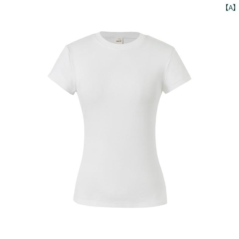 　Tシャツ　レディース　かわいい CountryMoment 260 G ヘビー サイロ コットン アメリカン スリム ショルダー 半袖 Tシャツ レディース クリーン フィット