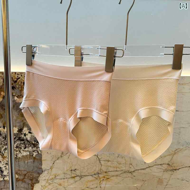 　ボクサーパンツ　下着　ショーツ 100 S モダール ミッド ライズ フル ヒップ カバー シルク クロッチ..