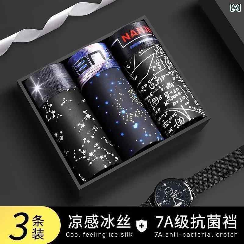 　ボクサーパンツ　下着　ショーツ 南極 メンズ 下着 冷感 通気性 ボクサーショーツ スポーツ 大きいサ..