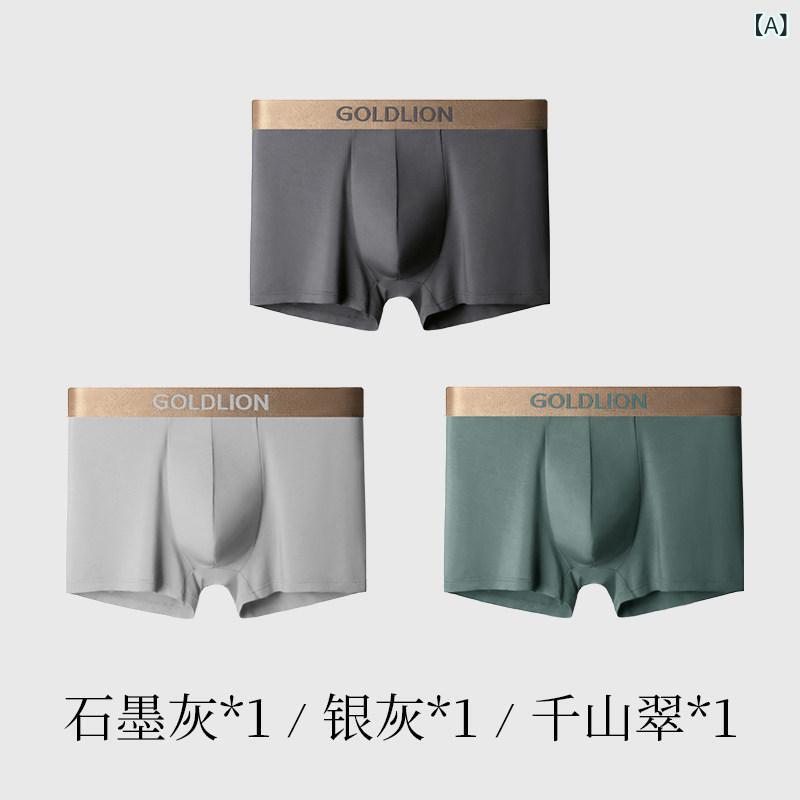 　ボクサーパンツ　下着　ショーツ Goldlion メンズ 下着 ボクサー ブリーフ 四隅 2025新 モダール 通気性 メンズショーツ