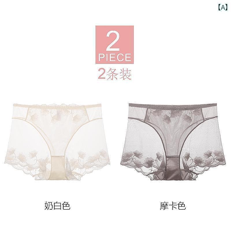 Other - 　ボクサーパンツ　下着　ショーツ 女性用 魅惑的 レースの パンティー シームレス ミッドウエスト ボクサー ブリーフ 夏用 薄手 2024 速乾 ボクサーショーツ