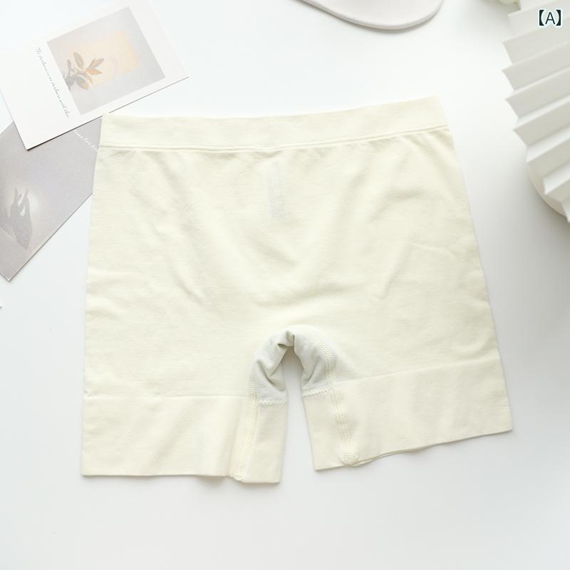 ボクサーパンツ 下着 ショーツ クール 感 アップ 丸まらず 下着 着用 不要 安全 パンツ シームレス ワンピース ボクサー レディース 露出 防止 大きいサイズ