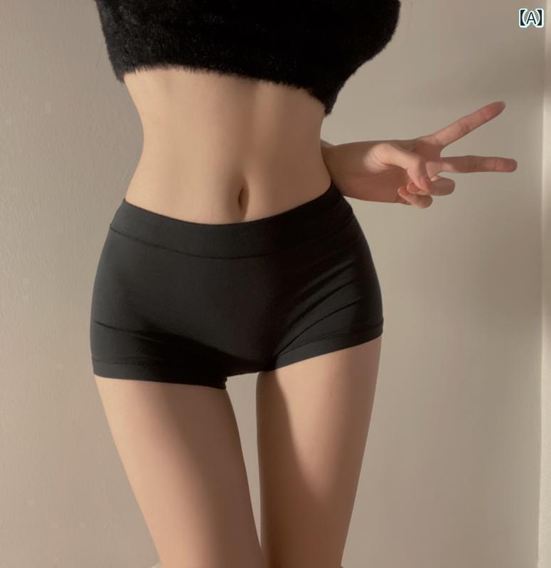 　ボクサーパンツ　下着　ショーツ 女性用 モダール ボクサー ブリーフ シームレス コットン 抗菌 クロッチ セーフティ パンツ 露出 防止 通気性 ボクサーショーツ 大きいサイズ