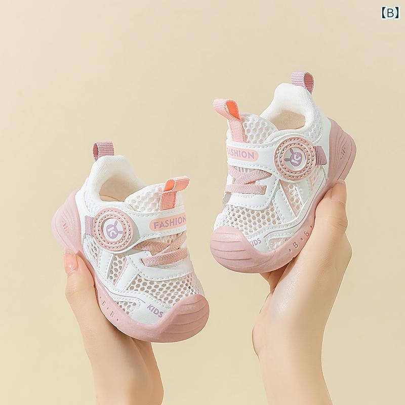 赤ちゃん 靴 シューズ 春夏の ベビー用 男の子 靴 女の子用 機能的な 幼児用 ソフト ソール サンダル ..