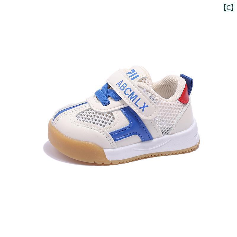 赤ちゃん　靴　シューズ 春夏 男の子 幼児の 靴 赤ちゃん 013 ソフト ソール 滑り止め シングル メッシュ シューズ 子供の 通気性の スポーツ 4