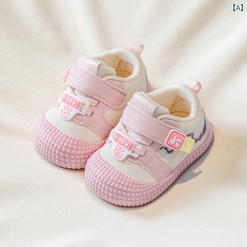 Other - ベビー　シューズ　かわいい 女の子用 幼児 靴 春の新 幼児用 つま先 閉じ 男の子 柔らかい 底 滑り止め 通気性の ある 春秋 ベビー シューズ