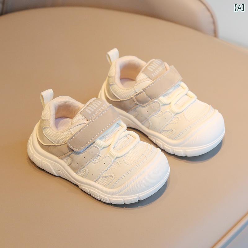 ベビー　シューズ　かわいい 春の ベビー 幼児用 シューズ 通気性 メッシュ スポーツ 男の子と 女の子 ..