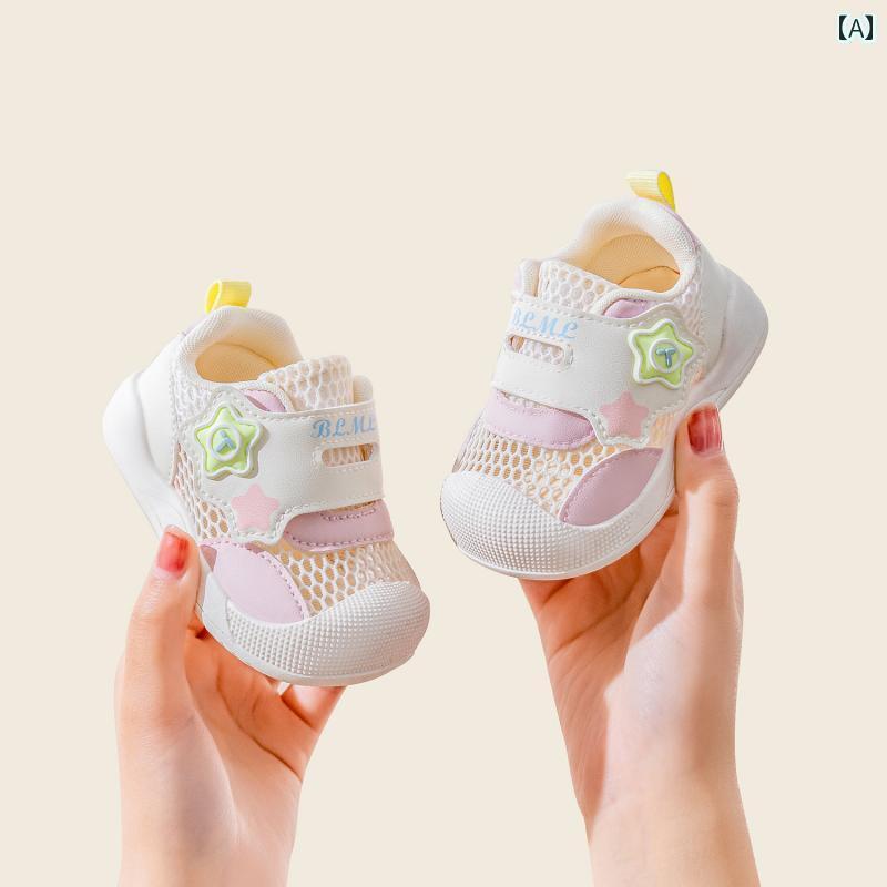 Other - ベビー　シューズ　かわいい 女の子用 幼児用 シューズ 夏の新 スタイル ソフト ソール メッシュ サンダル 通気性の ある ベビー 春 と 夏の 男の子用