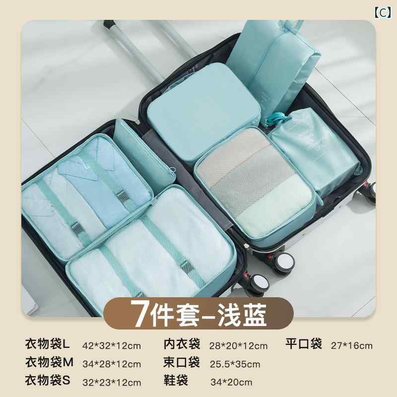 メイク　道具　セット　 旅行 用品 必需 品 短期 携帯用 衣類 収納 バッグ 八分丈 セット 使い捨て s-share-global-10537194 サポートシェアグローバル サンプル画像3