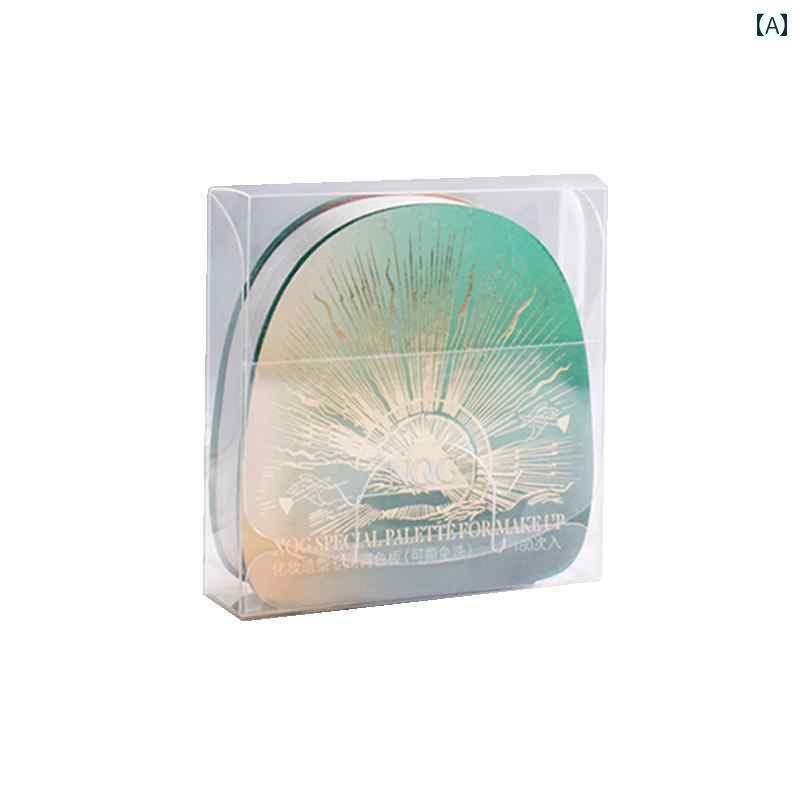 メイク　道具　セット　 NQG ウォッシュ フリー リキッドファンデーション パレット 180回 使い捨て メ..