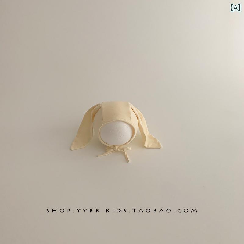 帽子　うさぎ耳　かわいい 春秋 ベビー 帽子 メンズ レディースの 薄手 胎児用 ウサギの 耳 新生児 泉 門 保護 幼児用 つま先 キャップ
