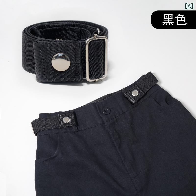 レディース　ベルト　カジュアル ユニセックス キャンバス な 弾性 パンツ ウエスト 引き締め アーティ..