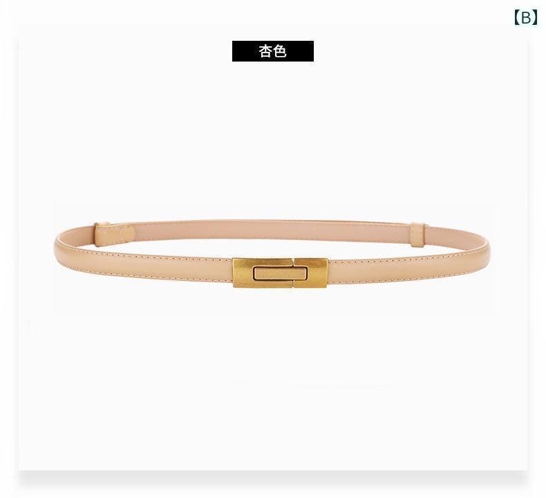 レディース　ベルト　カジュアル CACU【 ベルト】 レディース トップ レイヤー 牛革 スカーフ 付き 調節可能 パンチ フリー ダメージ 加工 ヴィンテージ ベルト