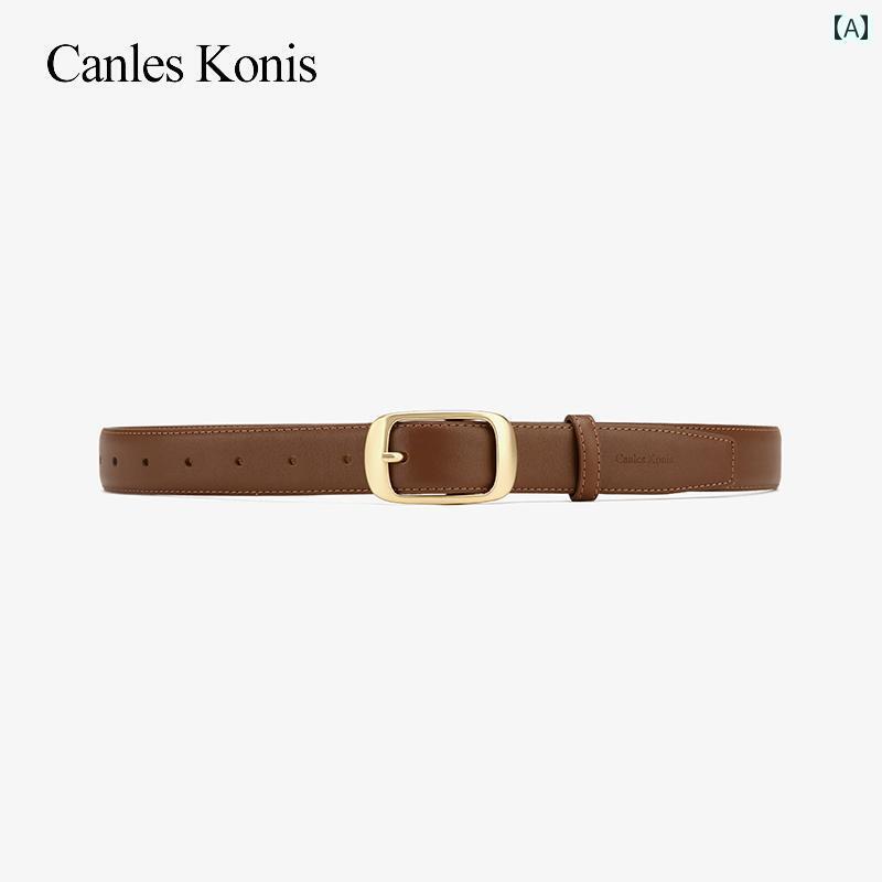 レディース　ベルト　カジュアル サイト 小さい C＆ K本 牛革 ベルト レディースベルト 女性 2025 レデ..