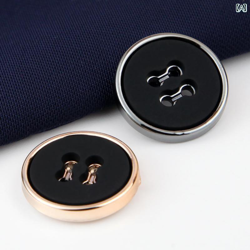 ボタン　カジュアル　アクセサリー メンズ レディースの 高級 スーツ ボタン ウール コート ウィンドブレーカー フォーマル カジュアル シャツ 4 アイレット ズボン ジャケット