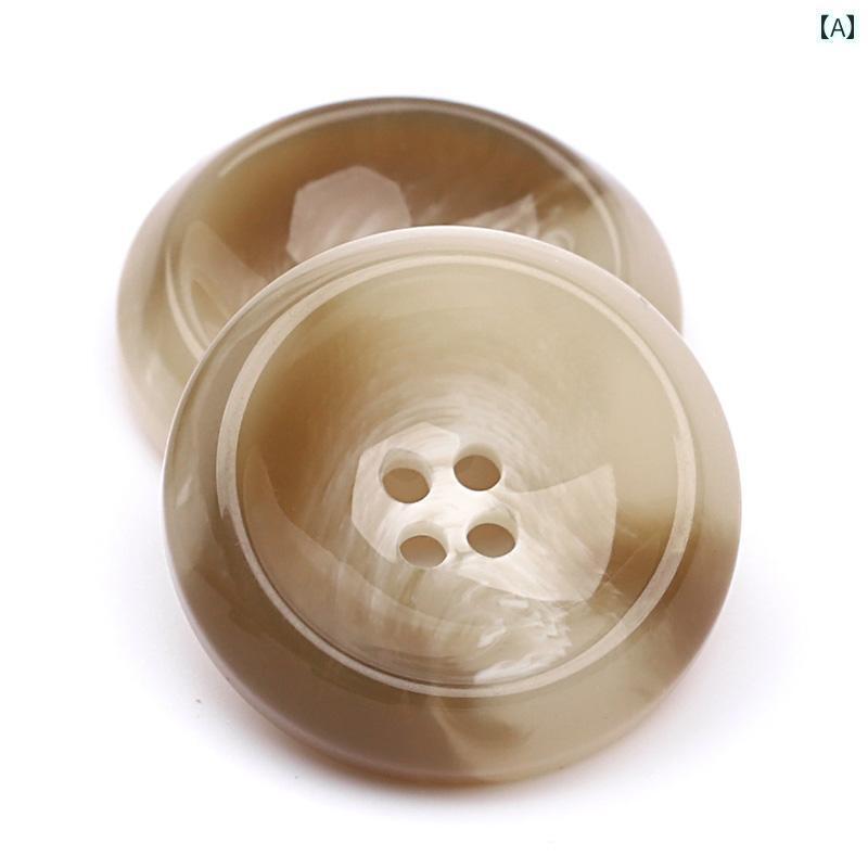 ボタン　カジュアル　アクセサリー 高級 樹脂 ボタン 男女兼用 ウィンドブレーカー スーツ コート セー..