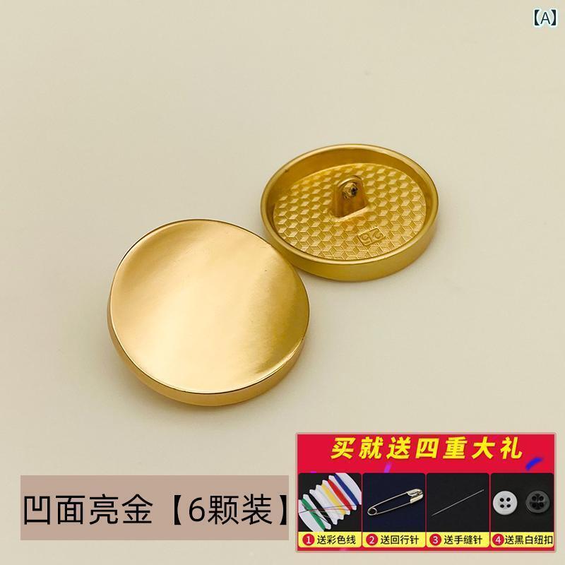 ボタン　カジュアル　アクセサリー 高級 特殊 形状 コート ウィンドブレーカー ボタン シンプル 金色の ウール スーツ 毛皮 セーター トップ