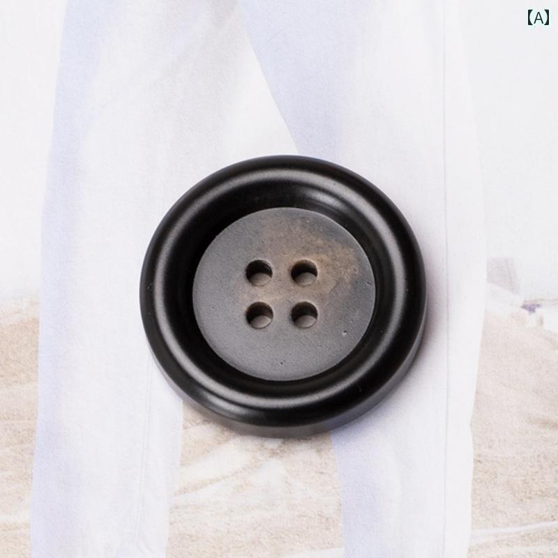 ボタン　カジュアル　アクセサリー カジュアル マッチング コート ボタン ウィンドブレーカー ジャケット スーツ ラウンド 樹脂 服 セーター 女性