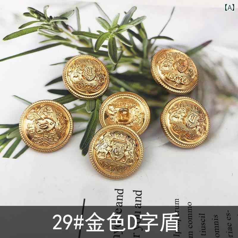 ボタン　カジュアル　アクセサリー レトロ メタル ボタン トップ 高級 コート レディース ウール ウイ..