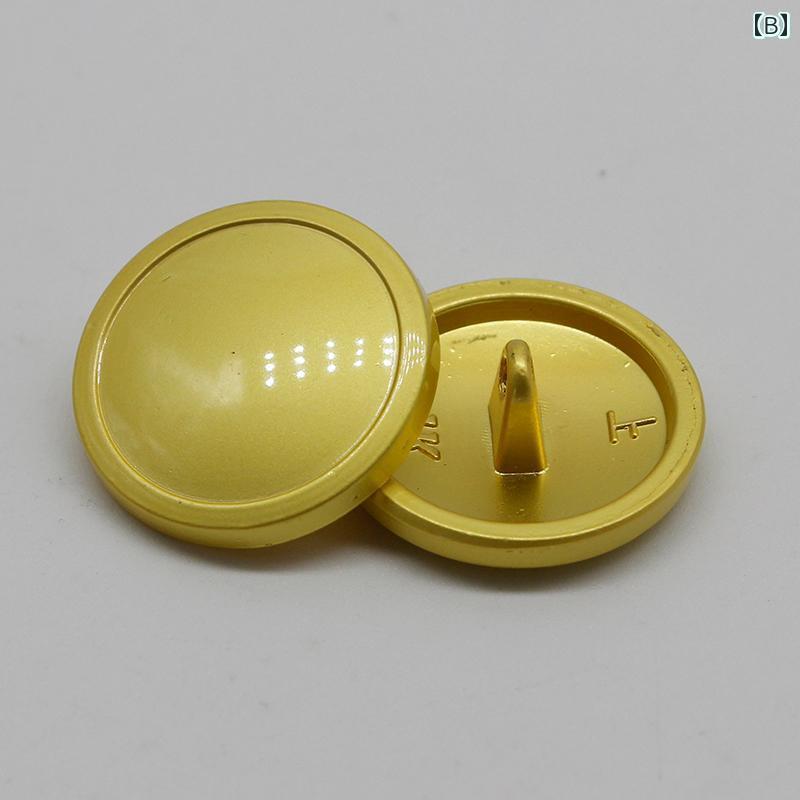 ボタン　カジュアル　アクセサリー 春夏 秋冬 総合 制服 ボタン スーツ シャツ カジュアル コート 金色の 光沢の ある スナップ