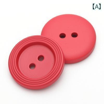 ボタン　カジュアル　アクセサリー ボタン 丸型 カラー コート 2 穴 カジュアル セーター 樹脂製 ウイ..