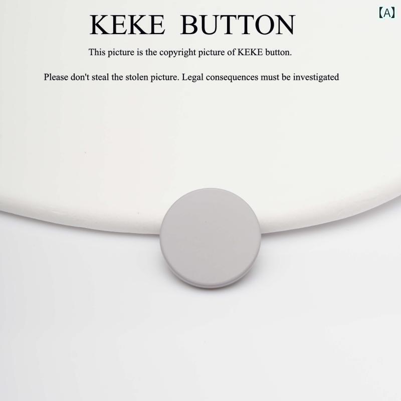 ボタン　ラウンド　アクセサリー メタリック コットンコート ダウン ジャケット 縫い 付け 不要 スナッ..