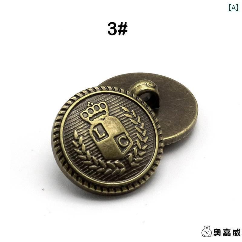 ボタン　ラウンド　アクセサリー レトロ プラスチック ボタン シャツ メンズと レディースの コート セ..