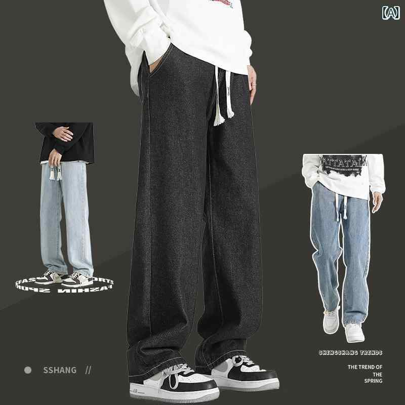 ボタン　ラウンド　アクセサリー ウッドペッカー 2025 春夏 ゆったり ワイド レッグ ジーンズ カジュア..