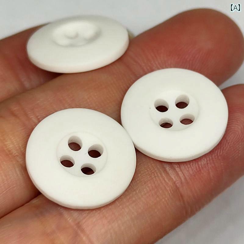 ボタン　ラウンド　アクセサリー カーキ ネイビー ブルー ブラック ホワイト アーミー グリーン ラウンド 逆 縁 四つ目 ボタン 制服 作業着 カジュアル パンツ