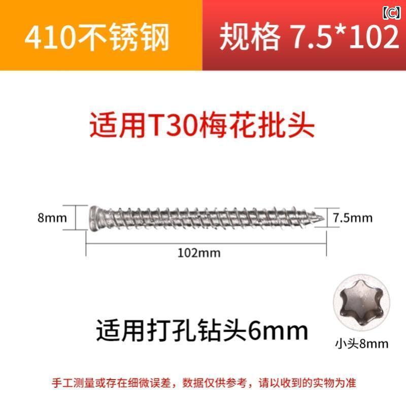 ネジ　ボルト　釘 ドアと 窓の 取り付け用 セルフ カッティング ネジ ステンレス ...
