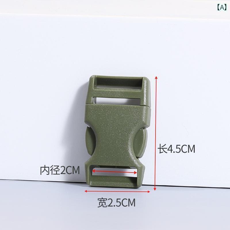 アクセサリー　キーホルダー　メタル 高級 ミリタリーグリーン プラスチック スチール バックル ウェビ..