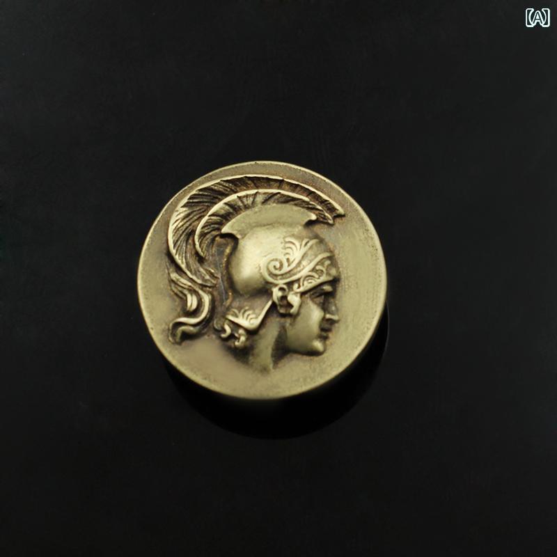 キーホルダー　アクセサリー　メタル タコの 兵士のお 金の 布の バックル 銅 DIY 衣類 荷物 皮革 製品..