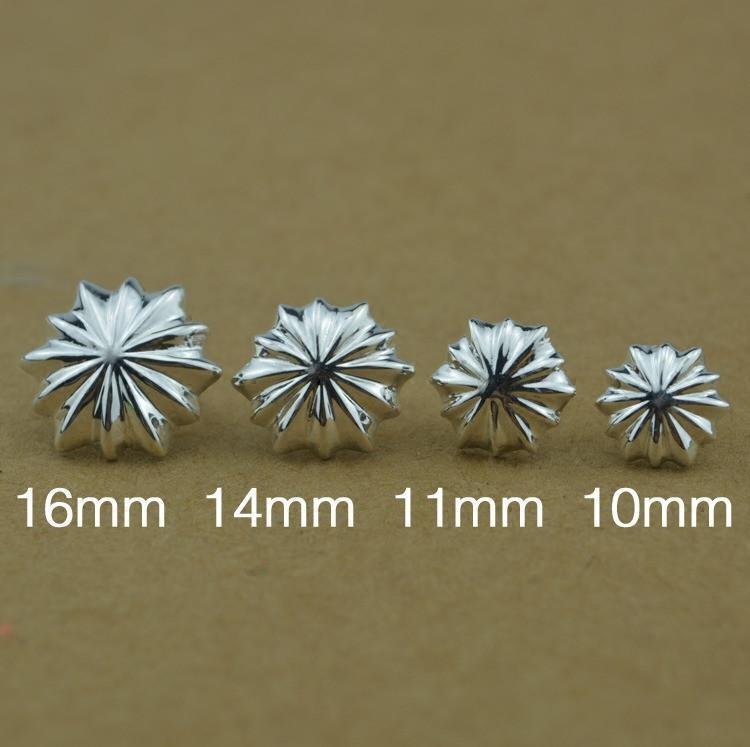 キーホルダー　アクセサリー　メタル 高橋 五郎 goros 菊 爪 スター リング シルバー 布 バックル シル..