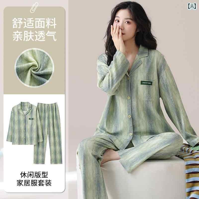 パジャマ　セット　スウェット キャットマン カップル パジャマ 綿 春秋 スタイル 2025 レディース 長..