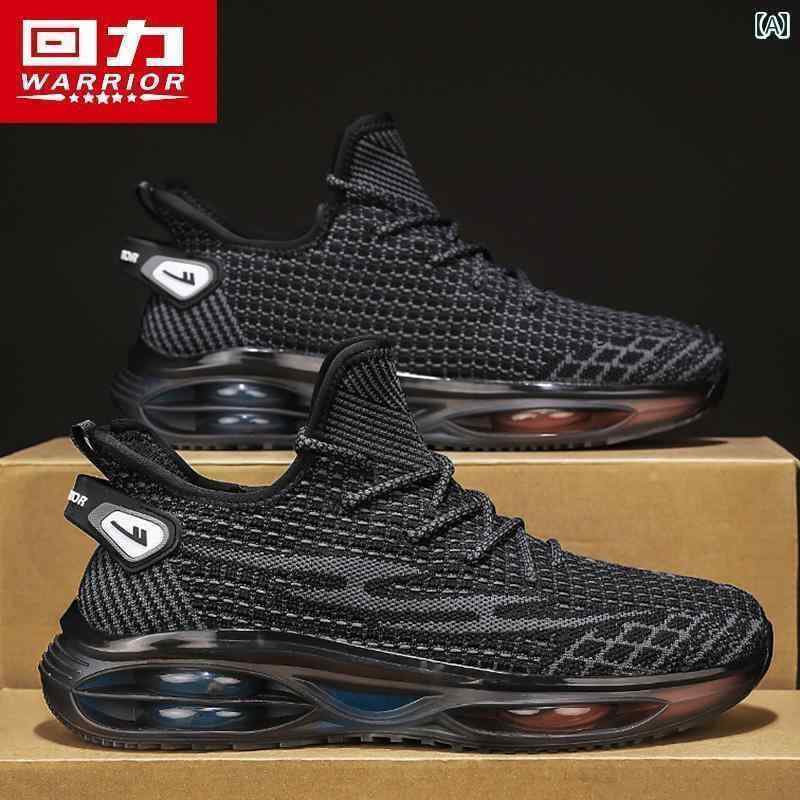 ランニング　シューズ　カジュアル ウォリアー ココナッツ メンズシューズ 2025 夏 通気性 メッシュ スポーツ レジャー メンズ ソフト ボトム 衝撃 吸収 ランニング ファッション シューズ