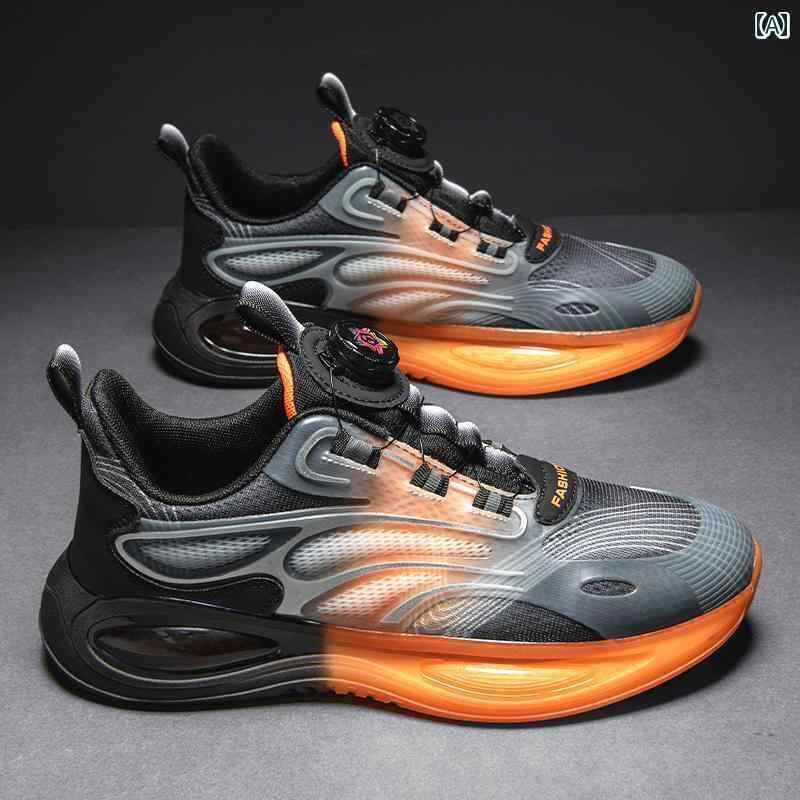 ランニング　シューズ　カジュアル 安斉 水素 エクスプレス ジョイント 回転 ボタン メンズシューズ 20..