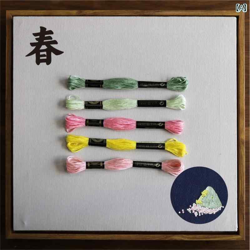 布　生地　無地　 フランスの クラウン R Royalbroderie コットン ロング プラッシュ 刺繍 25 スレッド 糸 手縫い 立体