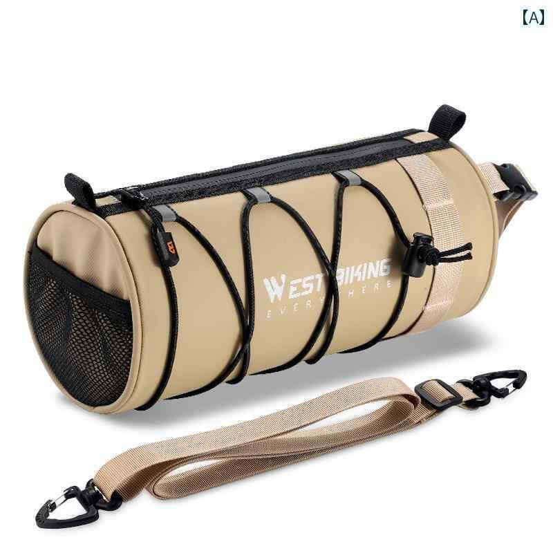 自転車　ホルダー　バッグ 自転車 ホルダー バッグ Xiqizhe 自転車 バッグ フロント ハンドル バー マウンテンロード バイク 防 滴 ビーム スマートフォン サイクリング 用品