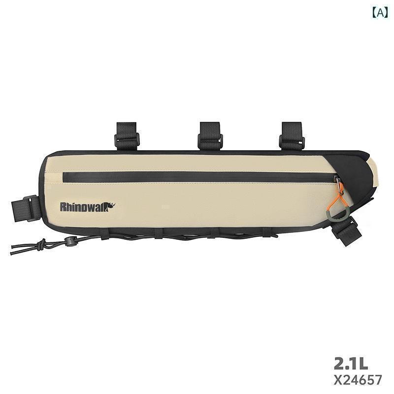 自転車　ホルダー　バッグ Rhino大容量 トライアングル バッグ グラベルロード バイク クロス バー サイクリング ダウン チューブ 用品