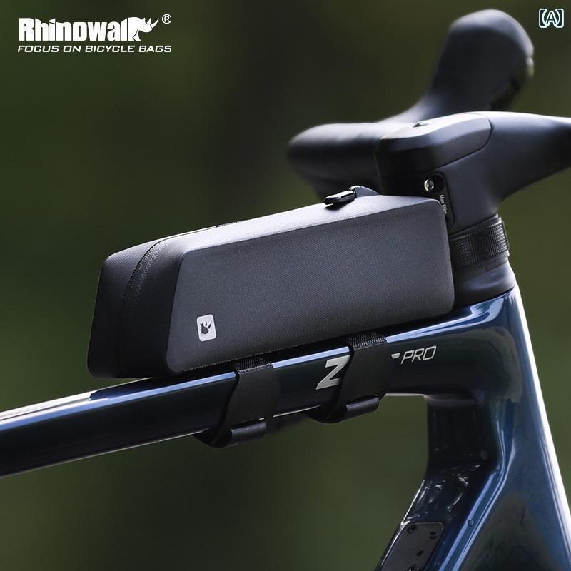 自転車　ホルダー　バッグ Rhino 自転車 バッグ フロント ビーム 防風 トップ チューブ マウンテン ストレージ ロード バイク サイクリング 吊り下げ