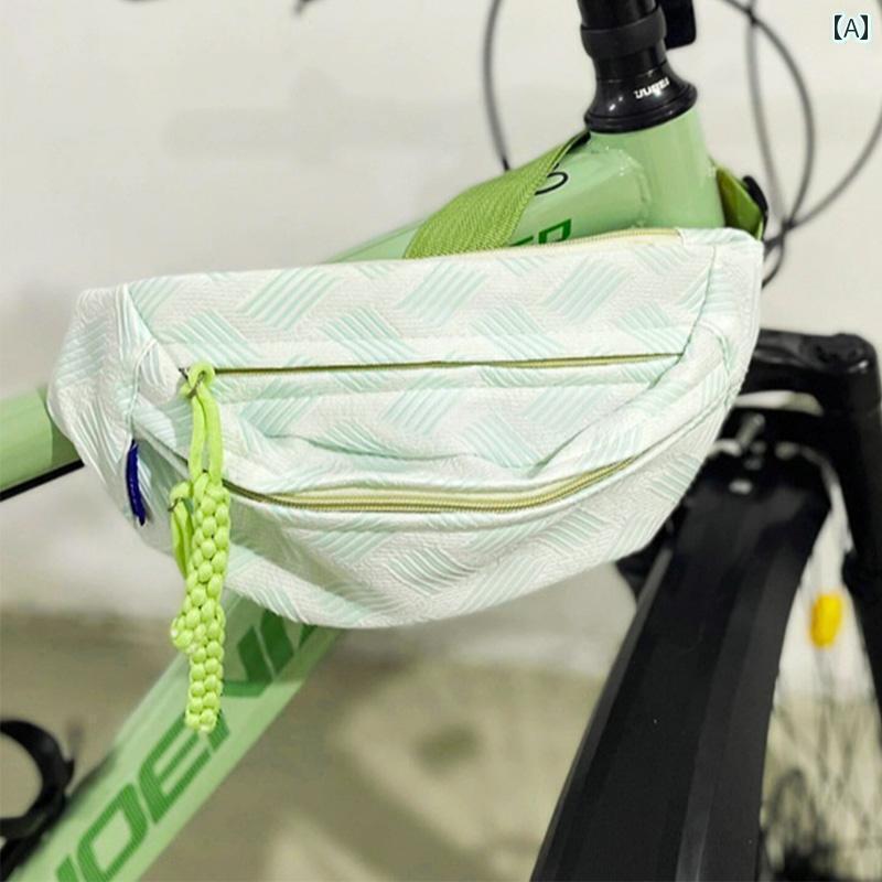 自転車　ホルダー　バッグ 自転車 バッグ フロント ビーム マウンテンバイク ロード バイク ユニバーサ..