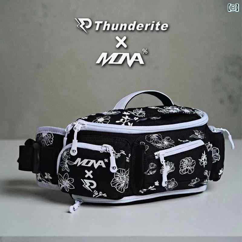 自転車　ホルダー　バッグ の 雷 光 バイク 乗馬 ウエスト バッグ チェスト ムーナン メッセンジャーバ..