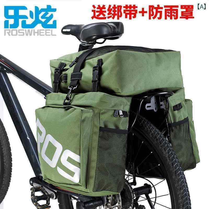 マウンテンバイク　ホルダー　バッグ Lexuan 自転車 マウンテンバイク パニアバッグ リアシェルフ バッグ大容量 防水長 距離 四川 チベット 乗馬 ラクダ バッグ 機器