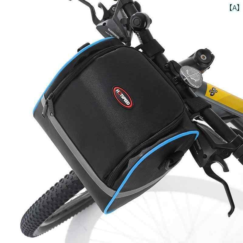 マウンテンバイク　ホルダー　バッグ 自転車 ハンドル バー バッグ フロント マウンテンバイク ロード ..