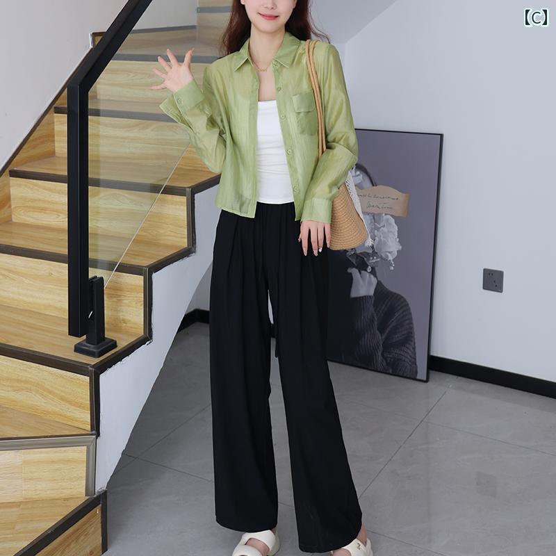 パーカー　薄手　カジュアル 日焼け防止 シャツ ショート レディース 2025 夏 長袖 冷感 通気性 クール..